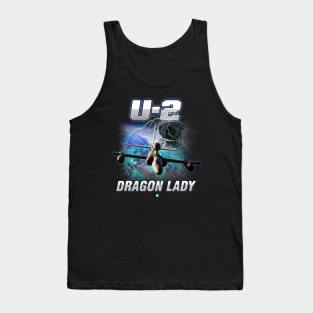 U-2 Dragon Lady  Airforce Pilot Gift Modern Warbird Tank Top